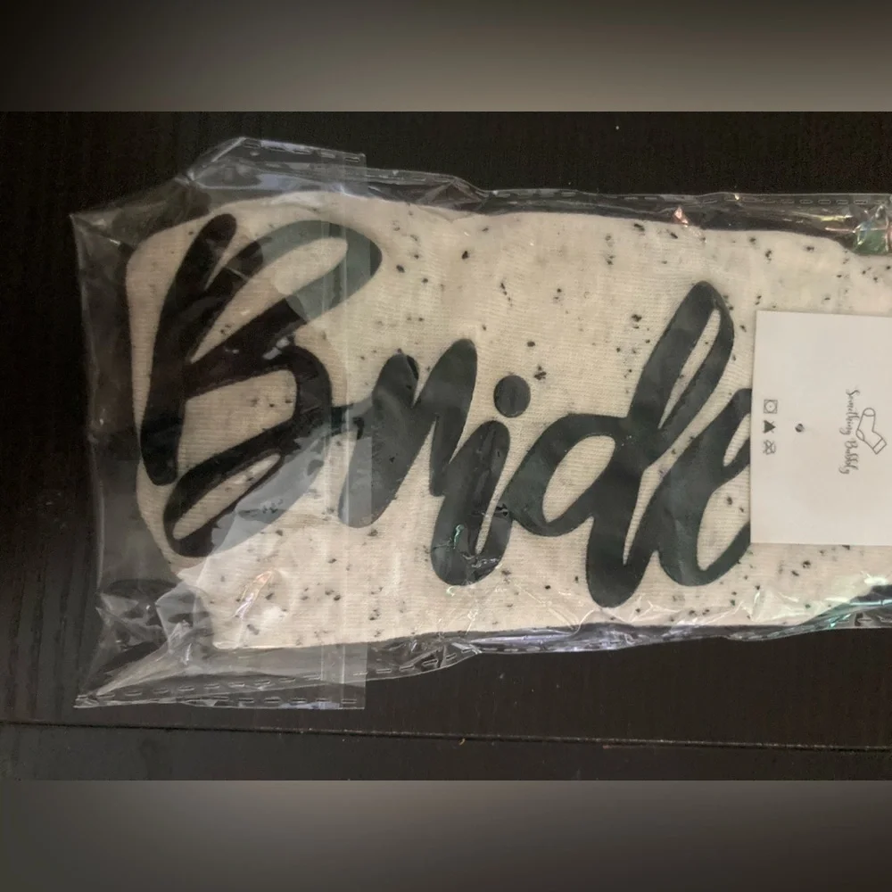 4/$25 Will you be my bride socks. Brand new in package. Add on item.